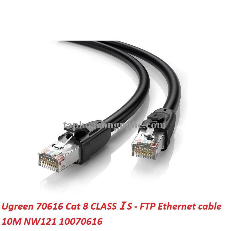 Ugreen 70616 10M cat8 CLASS S FTP Cáp nối mạng truyền dữ liệu giữa các máy tính NW121 30070616